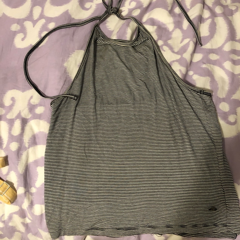 American Eagle Cropped Halter Top